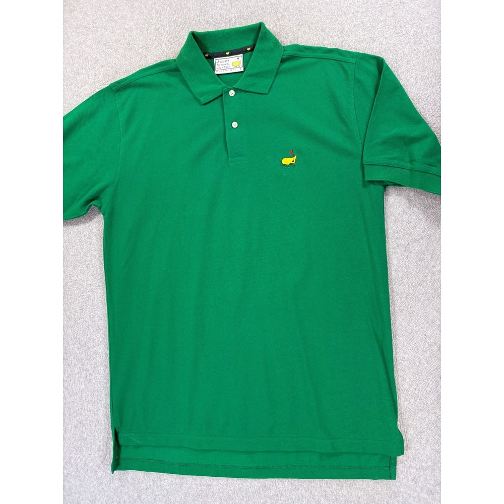 Augusta National Golf Shop THE MASTERS S/S Polo Shirt (Men's Large) Green